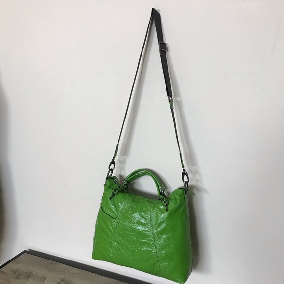 HOBO Handbags - HOBO Spring GREEN Patent Leather CROSS BODY Bag
